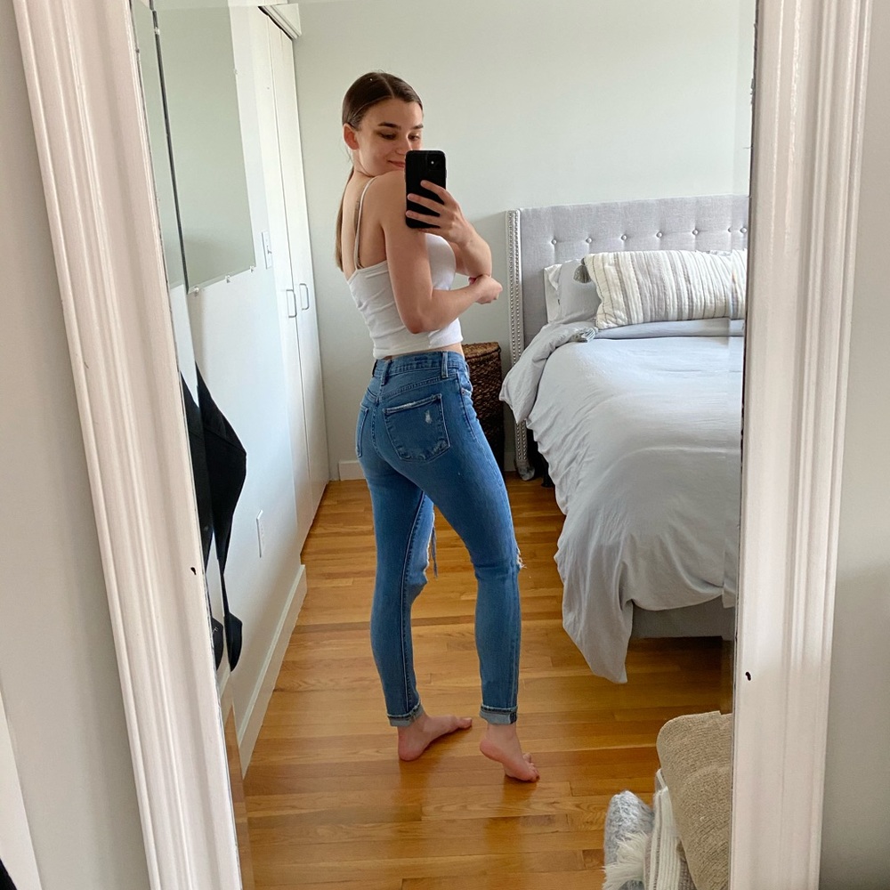 Lucky Knee Rip Jeans - Picture 3 of 4